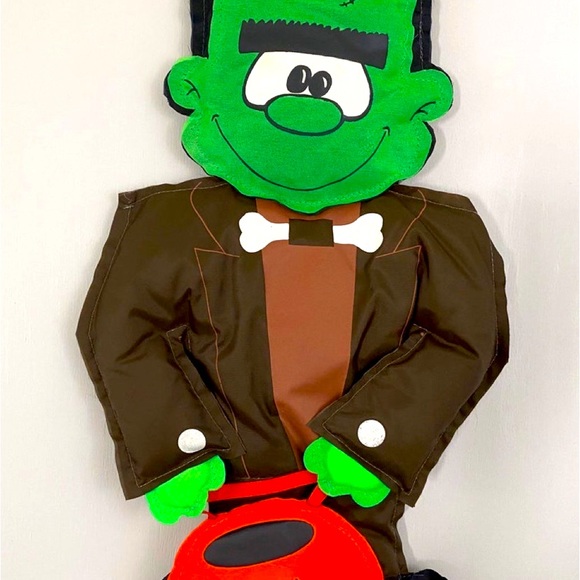 Vintage Windsock, Frankenstein Wind Hanger Outdoor/Indoor NEW - Picture 2 of 4